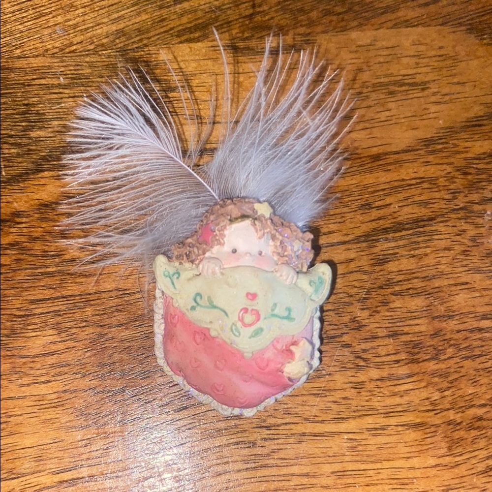 White Feather Wing Pin